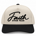 Faith Over Fear Embroidered Snapback Hat