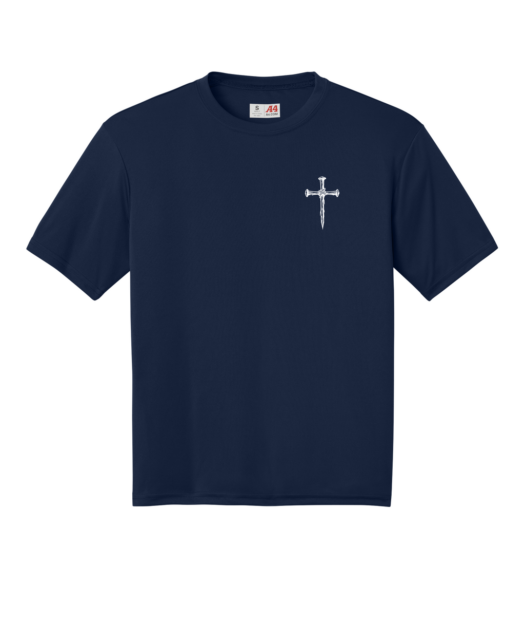 Cross Performance Polyester Short Sleeve Shirt: Adult & Youth