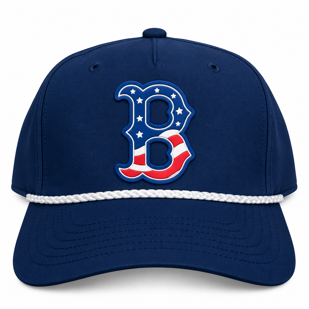 Buchanan “B” USA Edition Rope Snapback (Navy/White)
