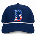 Buchanan “B” USA Edition Rope Snapback (Navy/White)