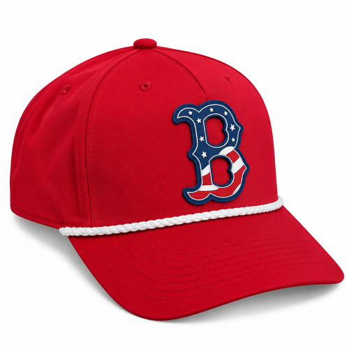Buchanan “B” USA Edition Rope Snapback (Red/White)