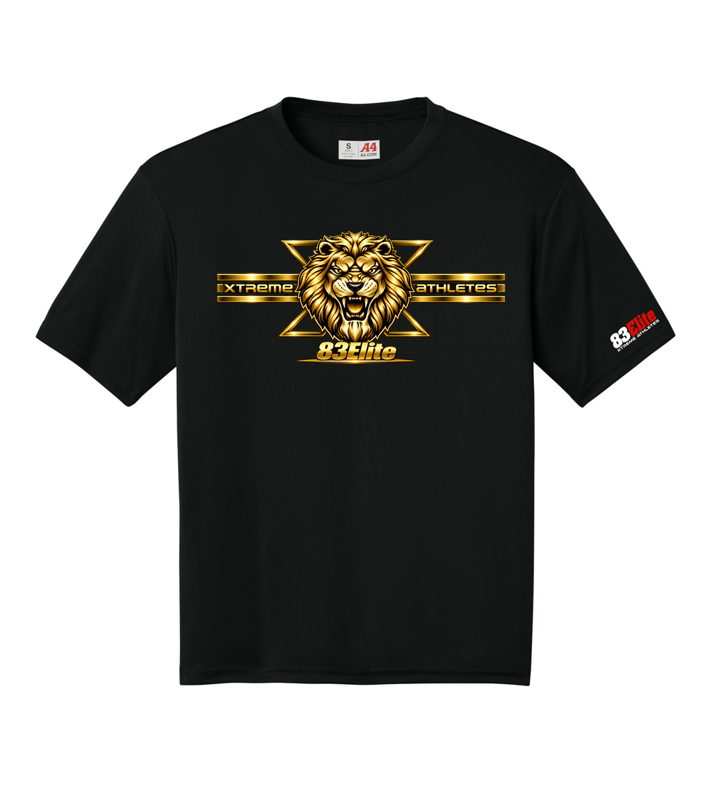 Xtreme Athletes Performance Polyester Short Sleeve Shirt: Adult & Youth *Gold Edition*