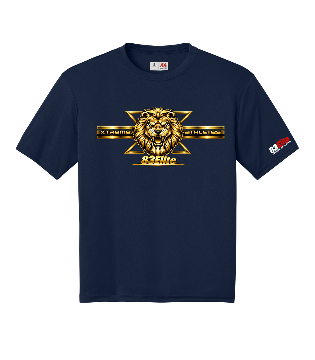 Xtreme Athletes Performance Polyester Short Sleeve Shirt: Adult & Youth *Gold Edition*