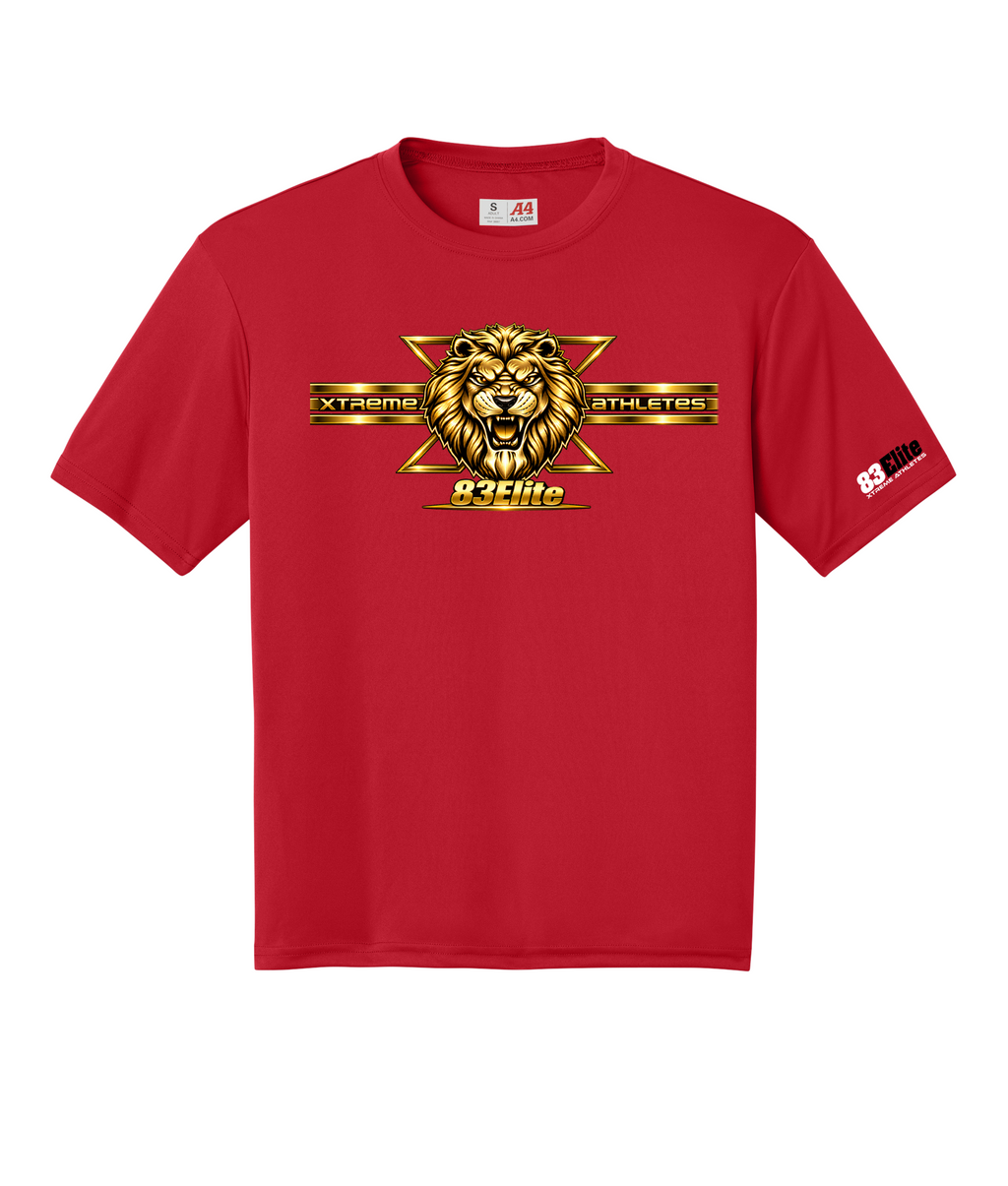 Xtreme Athletes Performance Polyester Short Sleeve Shirt: Adult & Youth *Gold Edition*
