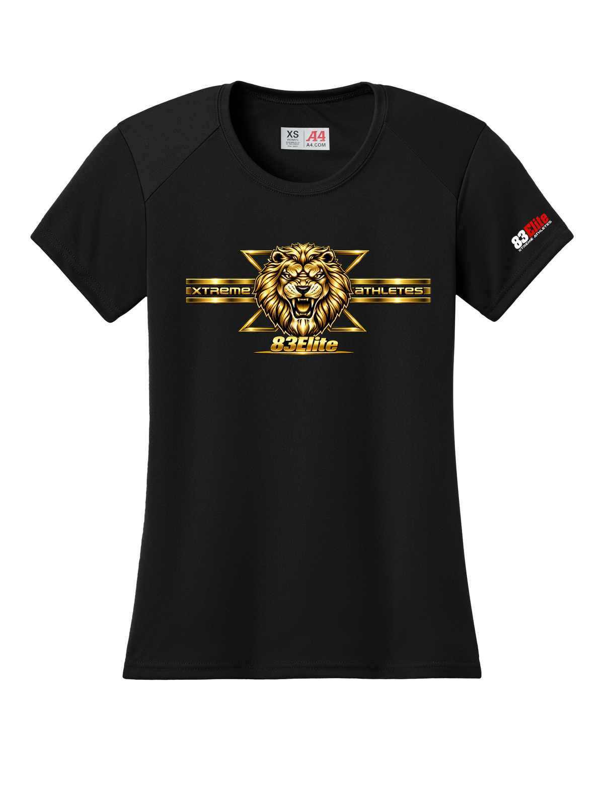 Women's Xtreme Athletes Performance Polyester Short Sleeve Shirt *Gold Edition*