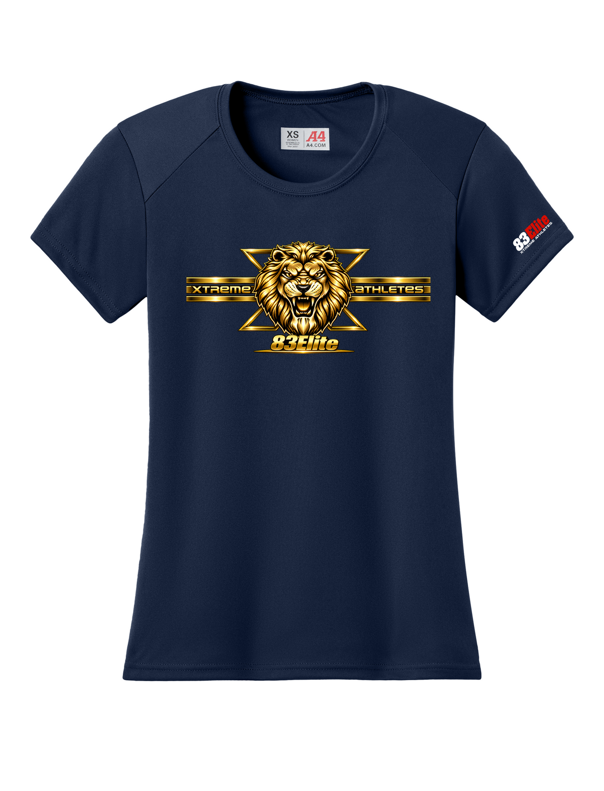 Women's Xtreme Athletes Performance Polyester Short Sleeve Shirt *Gold Edition*
